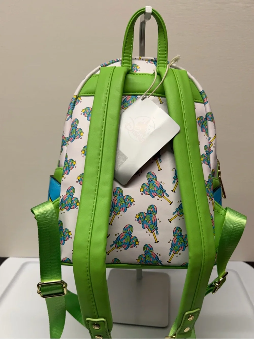 Disney Parks Loungefly Mickey Lollipop Mini Backpack Candy Ears NWT Disney Eats